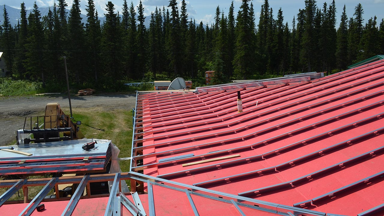 Cantwell School Roof being replaced